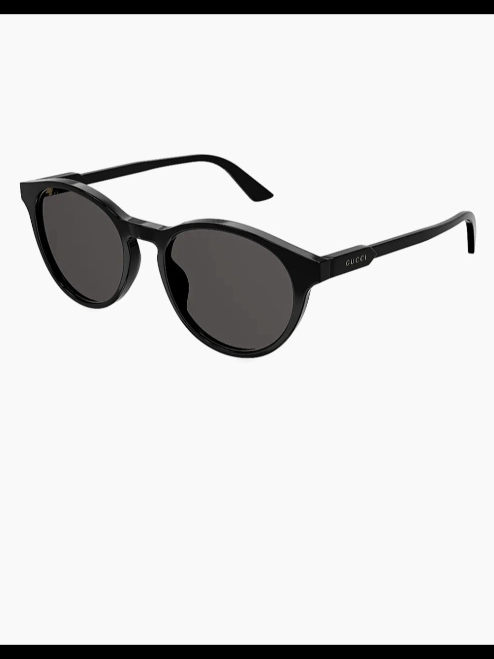 Gucci Black Sunglasses Arms with Gold Logo Detailing